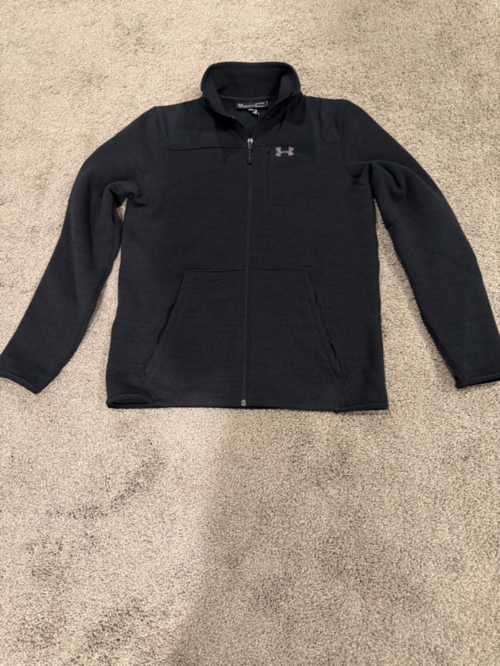 Under Armour Men's Navy Full Zip Sweater Jacket